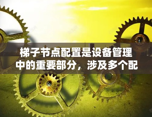 梯子节点配置是设备管理中的重要部分，涉及多个配置选项，如状态、时间限制、重启和消息队列。以下是对梯子节点配置的详细指南
