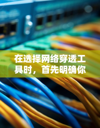 在选择网络穿透工具时,首先明确你的网络安全需求和目标。以下是一些建议,帮助你选择合适的工具 在选择网络穿透工具时,首先明确你的网络安全需求和目标。以下是一些建议,帮助你选择合适的工具