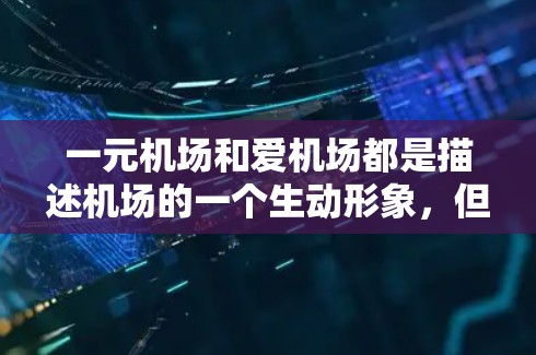 一元机场和爱机场都是描述机场的一个生动形象，但具体含义可能有所不同。以下是对这两个词的解析和建议