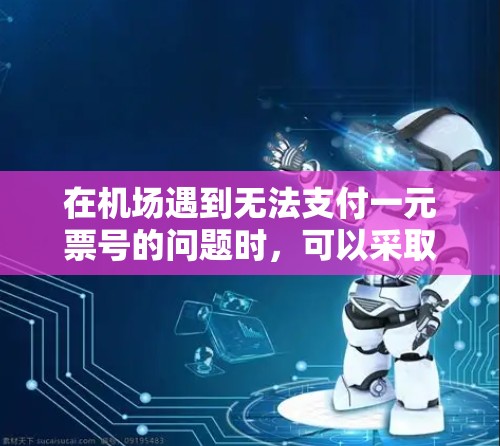在机场遇到无法支付一元票号的问题时，可以采取以下步骤解决