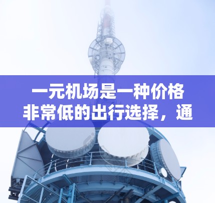 一元机场是一种价格非常低的出行选择，通常仅需1元一张票，但实际使用效果因地点和摊位而异。以下是一步步的建议